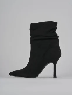 Clearance Stivaletti tacco 9cm camoscio Donna Stivaletti Tacco Alto