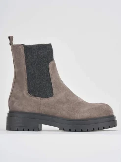 Online Stivaletti tacco 3cm camoscio Donna Stivaletti Tacco Basso