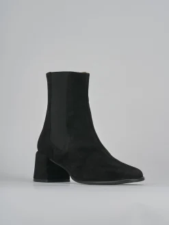 Sale Stivaletti tacco 5cm camoscio Donna Stivaletti Tacco Alto