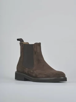 Stivaletti tacco 2cm camoscio testa Donna Stivaletti Tacco Basso