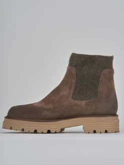 Best Stivaletti tacco 2cm camoscio Donna Stivaletti Tacco Basso