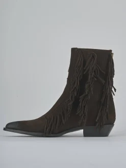 New Stivaletti tacco 3cm camoscio testa Donna Stivaletti Tacco Basso