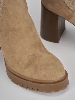 Best Stivaletti tacco 9cm camoscio Donna Stivaletti Tacco Alto