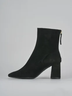 Online Stivaletti tacco 7cm camoscio Donna Stivaletti Tacco Alto