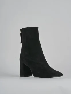 Online Stivaletti tacco 7cm camoscio Donna Stivaletti Tacco Alto