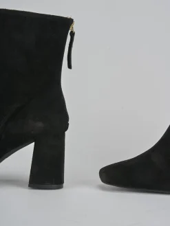 Online Stivaletti tacco 7cm camoscio Donna Stivaletti Tacco Alto