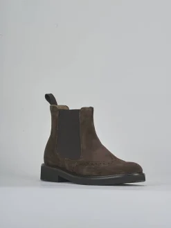 Sale Stivaletti tacco 2cm camoscio testa Donna Stivaletti Tacco Basso