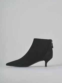 Outlet Stivaletti tacco 5cm camoscio Donna Stivaletti Tacco Alto