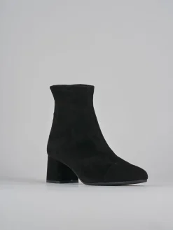 Outlet Stivaletti tacco 6cm camoscio Donna Stivaletti Tacco Alto