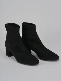 Outlet Stivaletti tacco 6cm camoscio Donna Stivaletti Tacco Alto