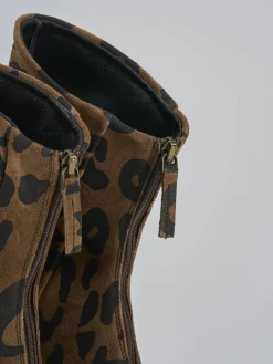 Discount Stivaletti tacco 2cm camoscio Donna Stivaletti Tacco Basso