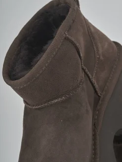 Best Stivaletti tacco 3cm camoscio testa Donna Stivaletti Tacco Basso