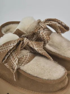 Outlet Stivaletti tacco 3cm camoscio Donna Stivaletti Tacco Basso