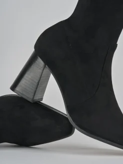 Discount Stivaletti tacco 7cm camoscio Donna Stivaletti Tacco Alto