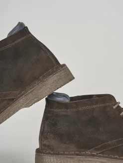 Best Stivaletti tacco 1cm camoscio testa Uomo Stivaletti