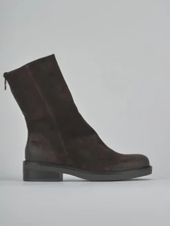 Online Stivaletti tacco 3cm camoscio testa Donna Stivaletti Tacco Basso