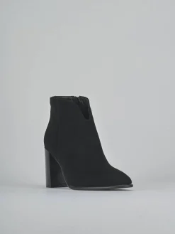 New Stivaletti tacco 9cm camoscio Donna Stivaletti Tacco Alto