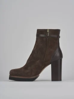 Hot Stivaletti tacco 10cm camoscio testa Donna Stivaletti Tacco Alto