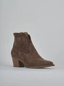 Online Stivaletti tacco 5cm camoscio testa Donna Stivaletti Tacco Alto