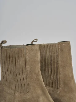 Hot Stivaletti tacco 7cm camoscio Donna Stivaletti Tacco Alto