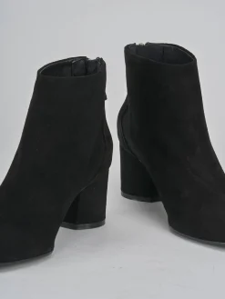 Hot Stivaletti tacco 5cm camoscio Donna Stivaletti Tacco Alto