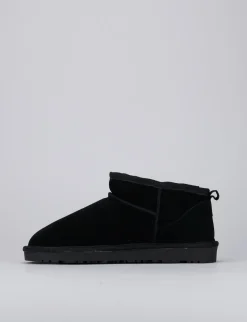 New Stivaletti tacco 1cm camoscio Donna Stivaletti Tacco Basso