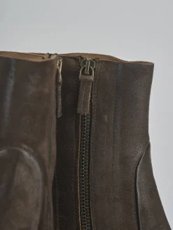 Hot Stivaletti tacco 9cm camoscio testa Donna Stivaletti Tacco Alto