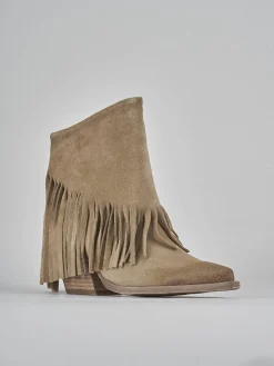 Online Stivaletti tacco 6cm camoscio Donna Stivaletti Tacco Alto