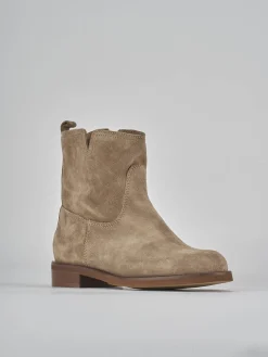 Sale Stivaletti tacco 2cm camoscio Donna Stivaletti Tacco Basso