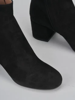 Discount Stivaletti tacco 6cm camoscio Donna Stivaletti Tacco Alto