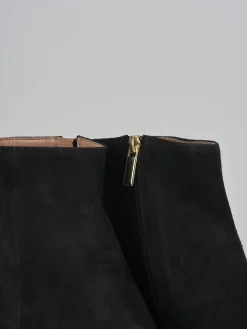 Discount Stivaletti tacco 6cm camoscio Donna Stivaletti Tacco Alto