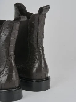 Best Stivaletti tacco 2cm cocco testa Donna Stivaletti Tacco Basso