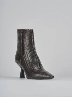 Best Stivaletti tacco 8cm cocco testa Donna Stivaletti Tacco Alto