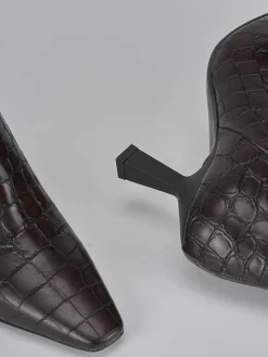 Best Stivaletti tacco 8cm cocco testa Donna Stivaletti Tacco Alto