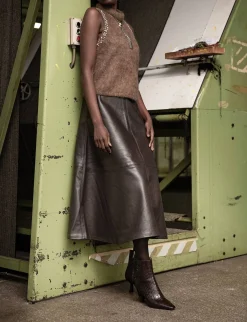 Best Stivaletti tacco 8cm cocco testa Donna Stivaletti Tacco Alto