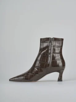 Hot Stivaletti tacco 6cm cocco testa Donna Stivaletti Tacco Alto