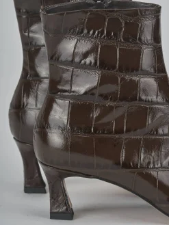 Hot Stivaletti tacco 6cm cocco testa Donna Stivaletti Tacco Alto