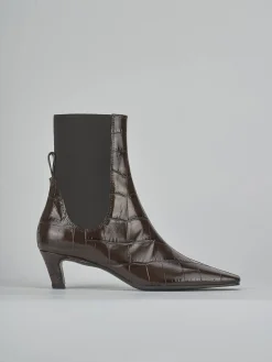 Stivaletti tacco 5cm cocco testa Donna Stivaletti Tacco Alto