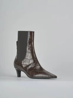 Stivaletti tacco 5cm cocco testa Donna Stivaletti Tacco Alto