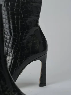 Stivaletti tacco 9cm cocco Donna Stivaletti Tacco Alto