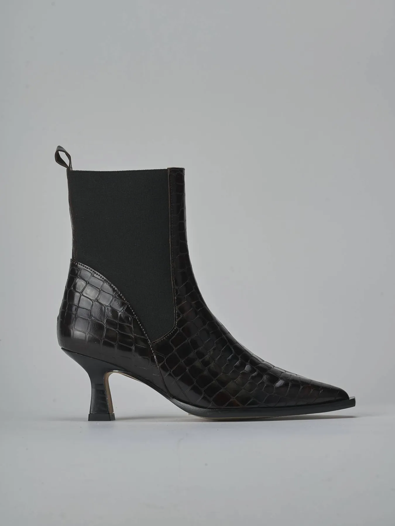 Best Stivaletti tacco 5cm cocco testa Donna Stivaletti Tacco Alto