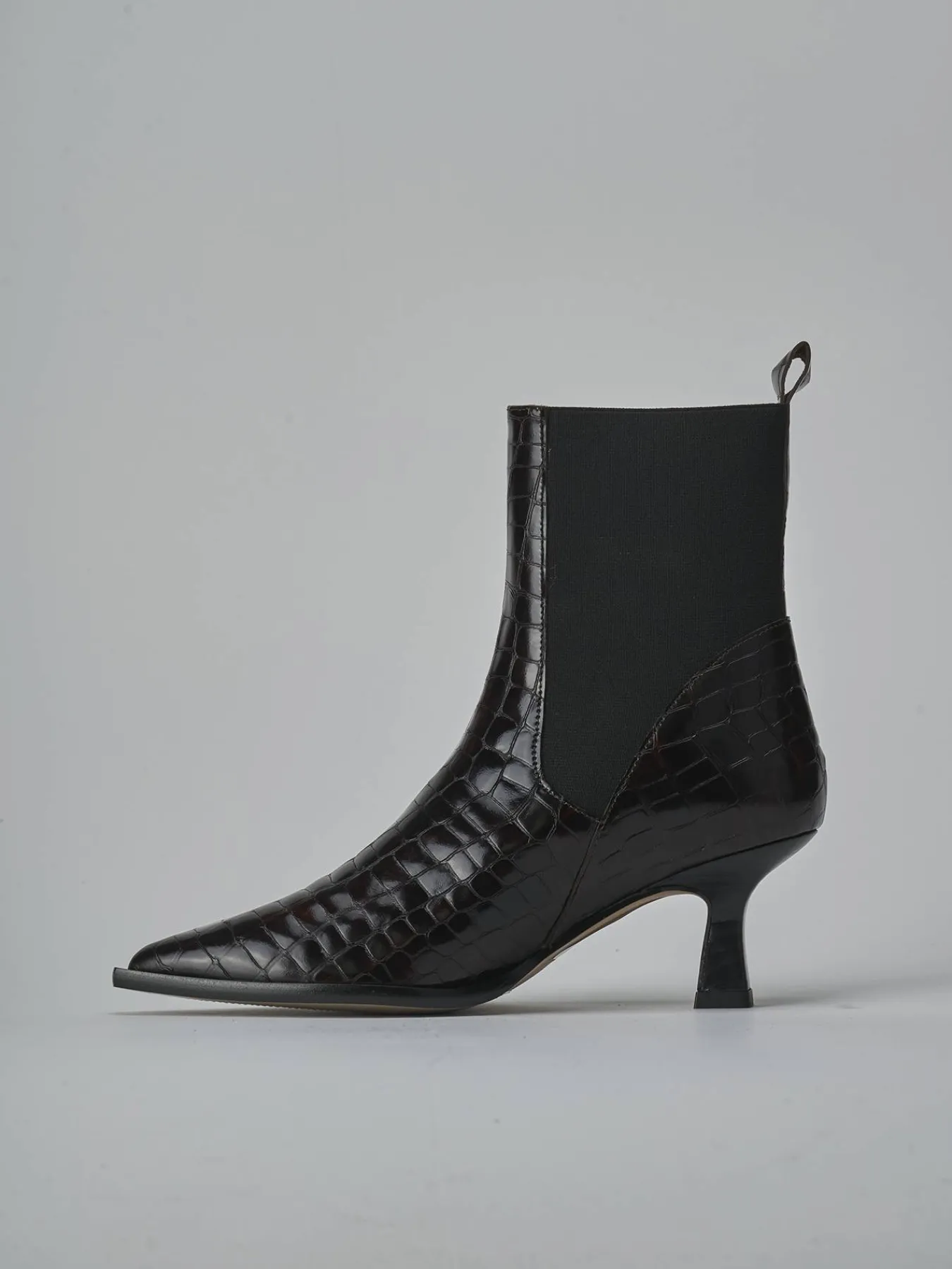 Best Stivaletti tacco 5cm cocco testa Donna Stivaletti Tacco Alto