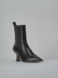 Best Stivaletti tacco 5cm cocco testa Donna Stivaletti Tacco Alto