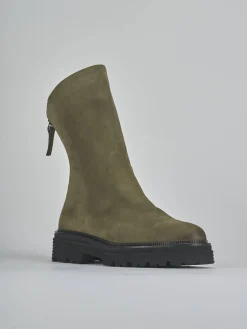 Sale Stivaletti tacco 2cm nabuk Donna Stivaletti Tacco Basso