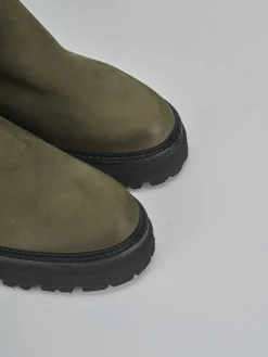 Sale Stivaletti tacco 2cm nabuk Donna Stivaletti Tacco Basso