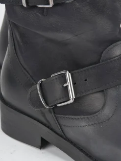 Clearance Stivaletti tacco 3cm nabuk Donna Stivaletti Tacco Basso