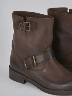 Sale Stivaletti tacco 3cm nabuk Donna Stivaletti Tacco Basso