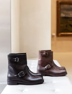 Sale Stivaletti tacco 3cm nabuk Donna Stivaletti Tacco Basso