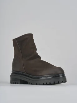 Hot Stivaletti tacco 3cm nabuk testa Donna Stivaletti Tacco Basso