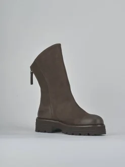 Discount Stivaletti tacco 2cm nabuk testa Donna Stivaletti Tacco Basso